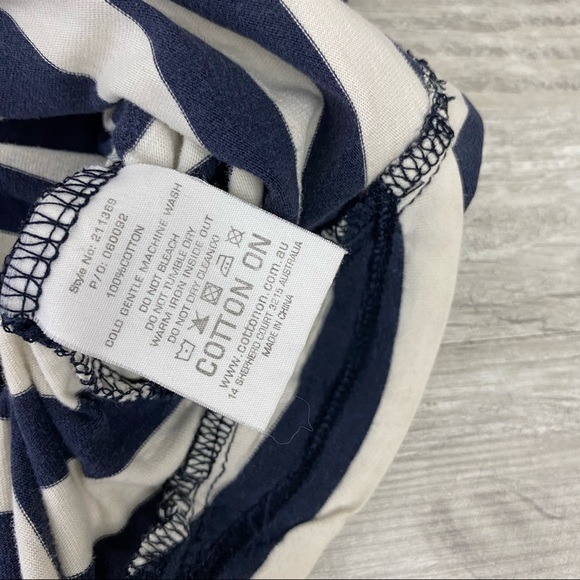 Cotton On Navy & White Strip Tank Top - Picture 6 of 9